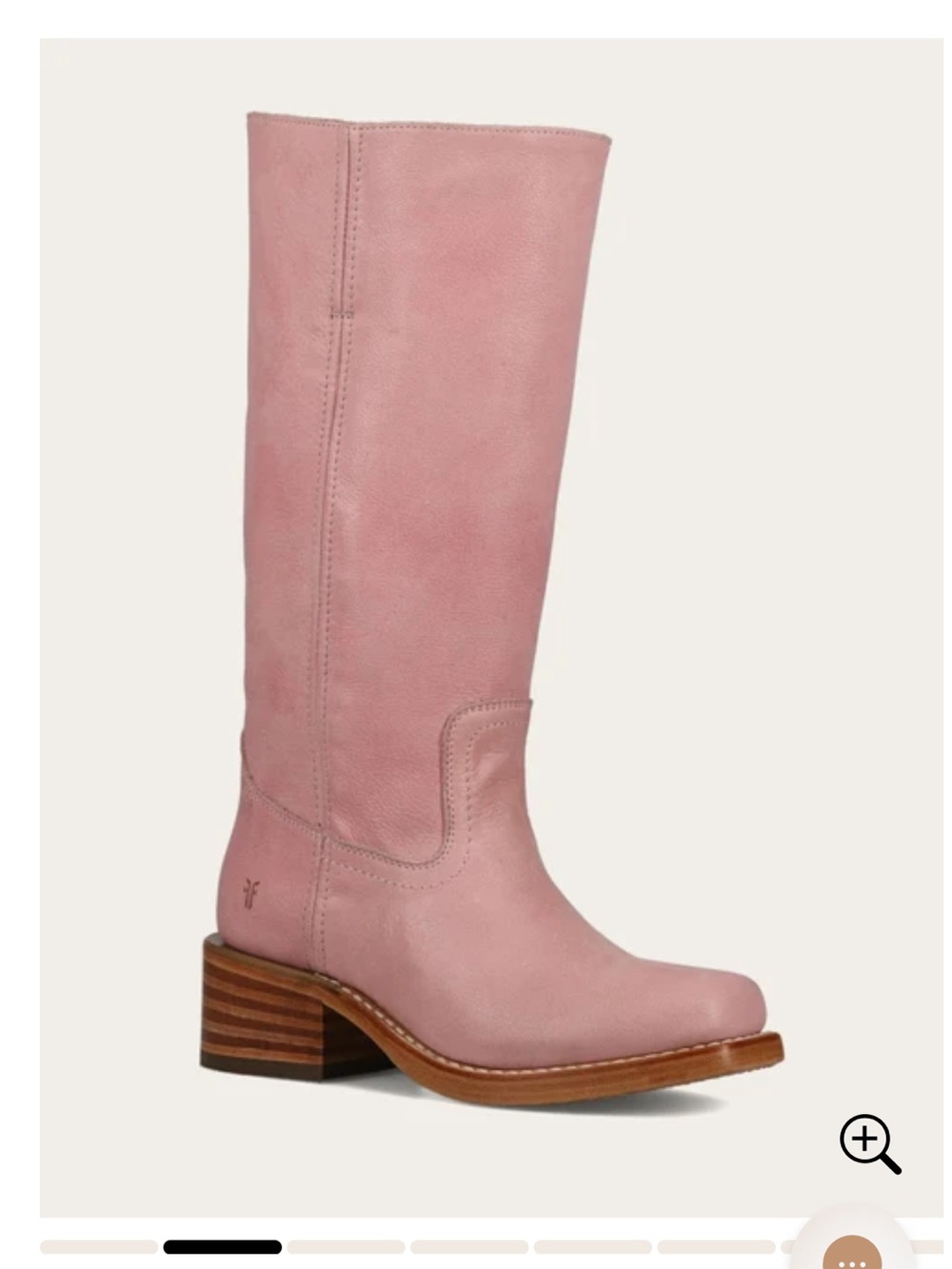 Frye CAMPUS 14L WIDE CALF in Pink